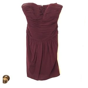 BCBG Maroon Dress